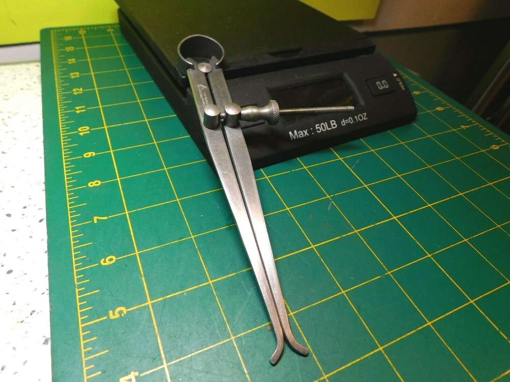 Vtg.Sampson Tool Co.7" Flat Leg Spring Type Inside caliper