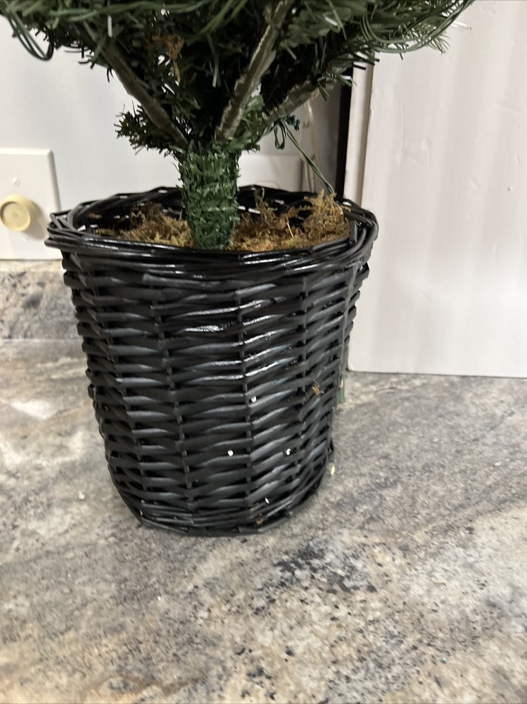 Bethlehem Lights 3' URN Mixed Bulb Christmas Tree MULTICOLOR LIGHTED