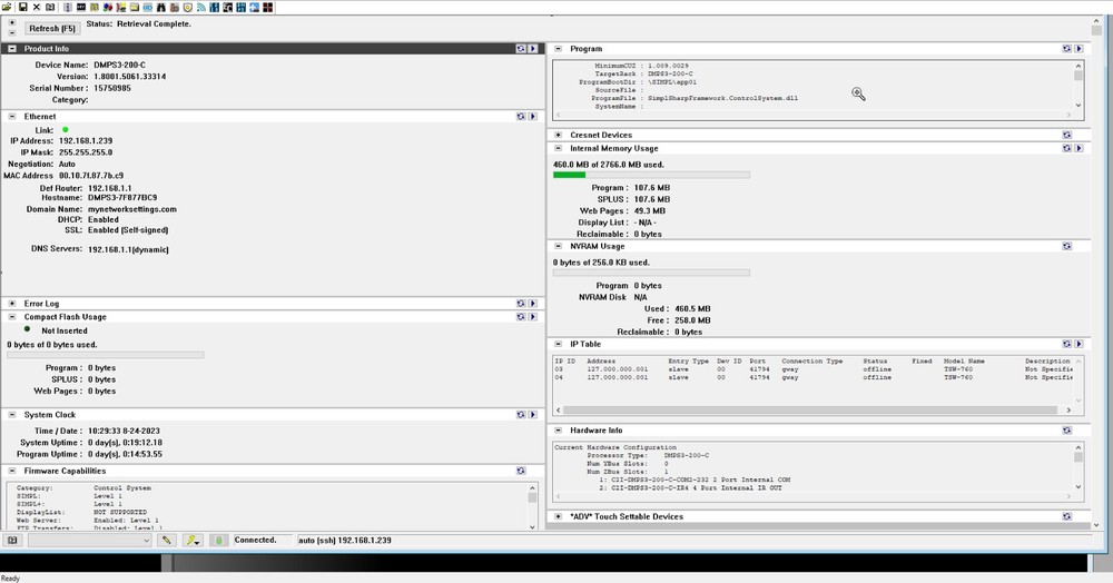 Crestron 3-Series DMPS3-200-C Digital Media Presentation System Tested & Updated