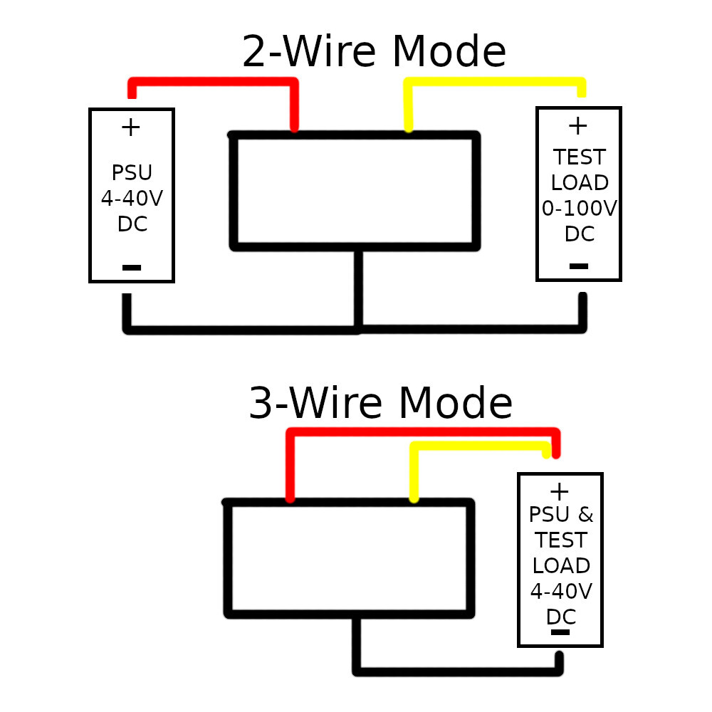 5pcs Ultra-small 0-100V DC 3-Wire Voltmeter LED Volt Meter Voltage Tester