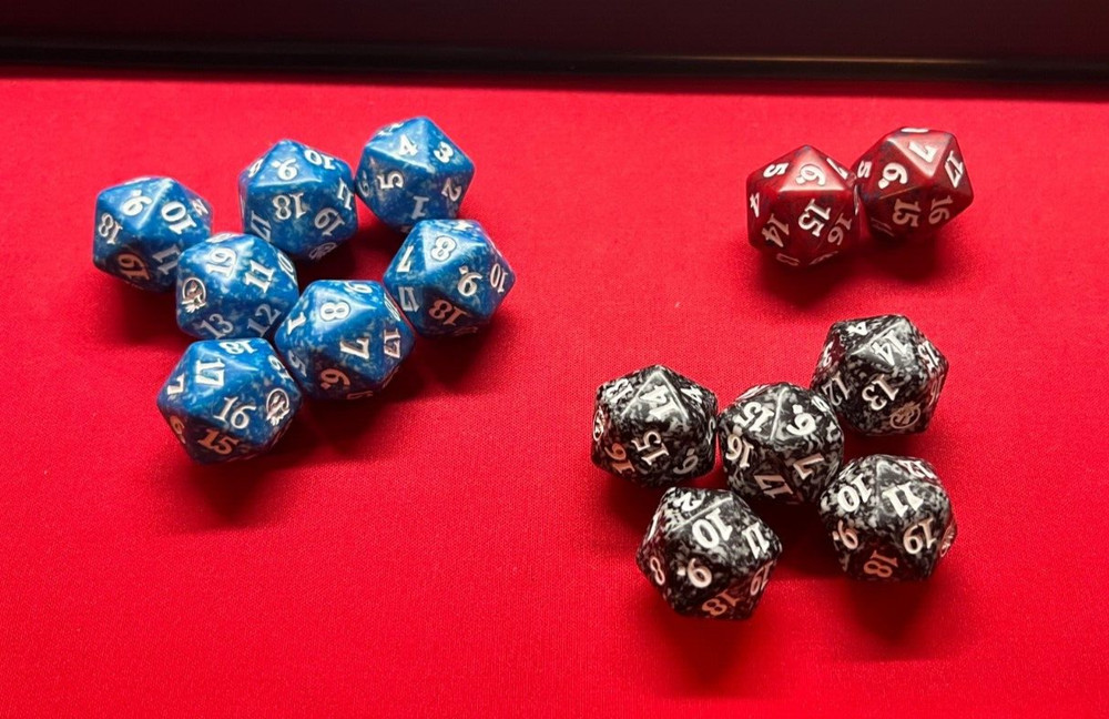 MTG D20 Spindown Dice U-pick Prerelease, Oversized, Bundle + MORE