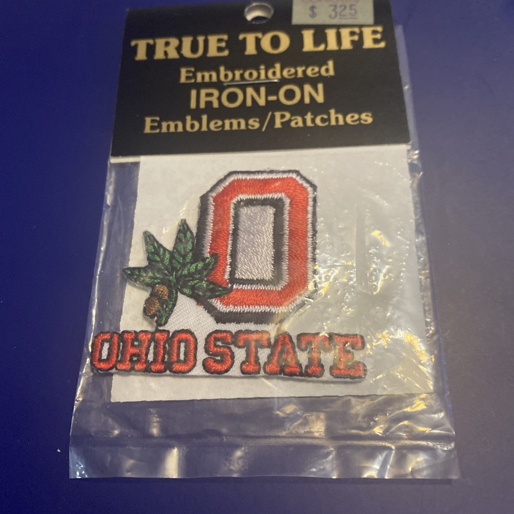 Small OHIO STATE BUCKEYES Iron On Patch