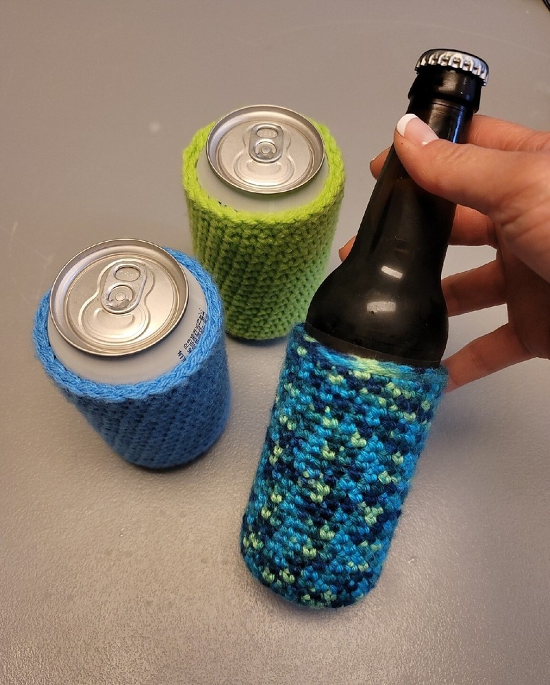 Crocheted Can Koozies - ALL COLORS