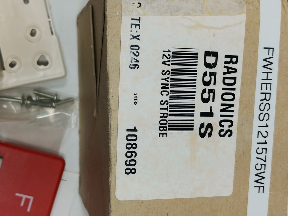 RADIONICS D551S 12V Sync Strobe