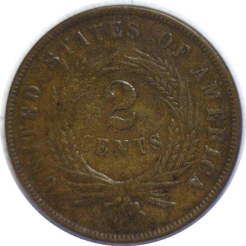 1867 2C Two-Cent Piece XF