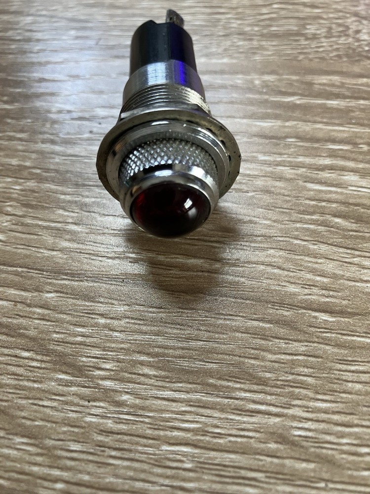 Dialco Panel Indicator Lamp Red Lens 125V