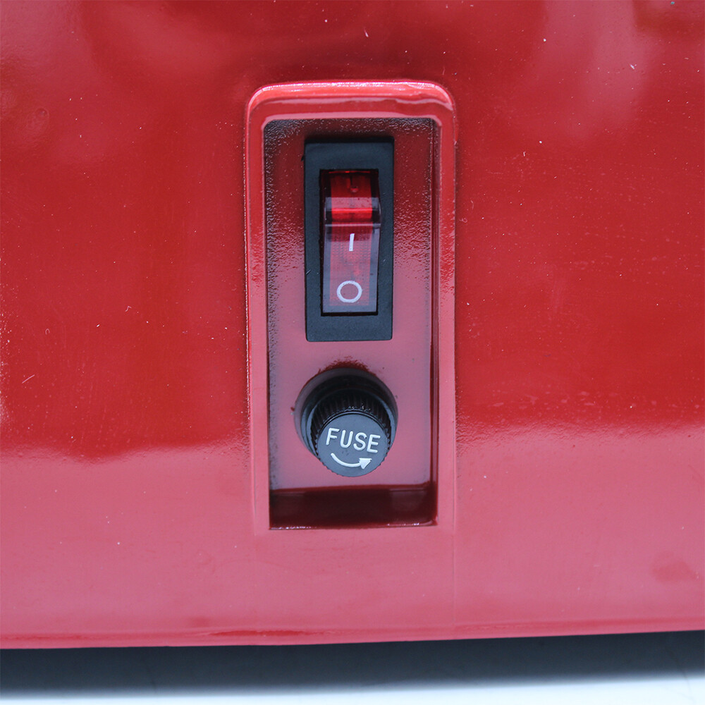 Red Mini Glass Grinder 110V with Automatic Water System & Diamond Bit