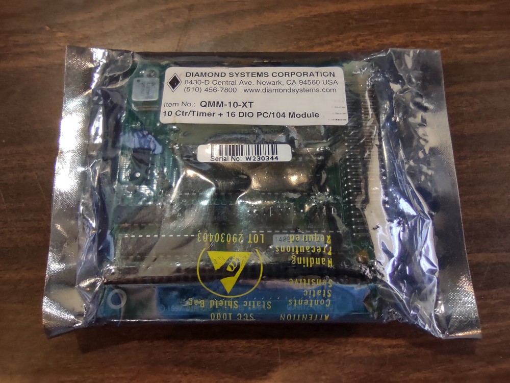 Diamond Systems QMM 10 XT Quartz-MM PC/104 counter/timer & Digital I/O Module