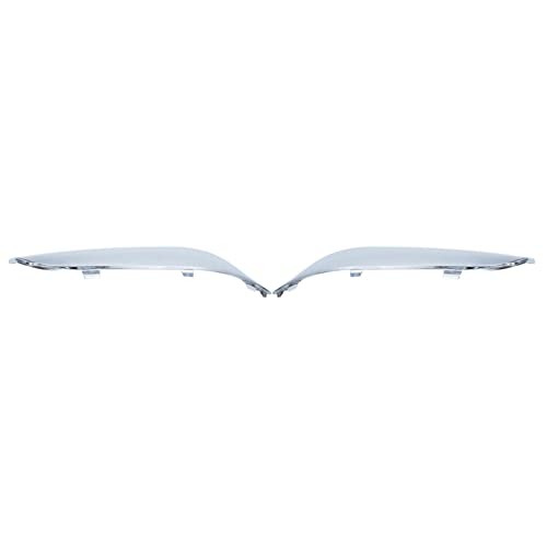 2PCS Front Bumper Molding Chrome Trim Left and Right Replacement for 2011 2012