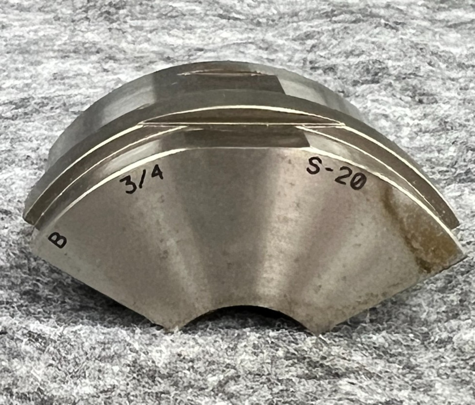 HARDINGE S20 3/4" COLLET PADS 3 SEGMENTS