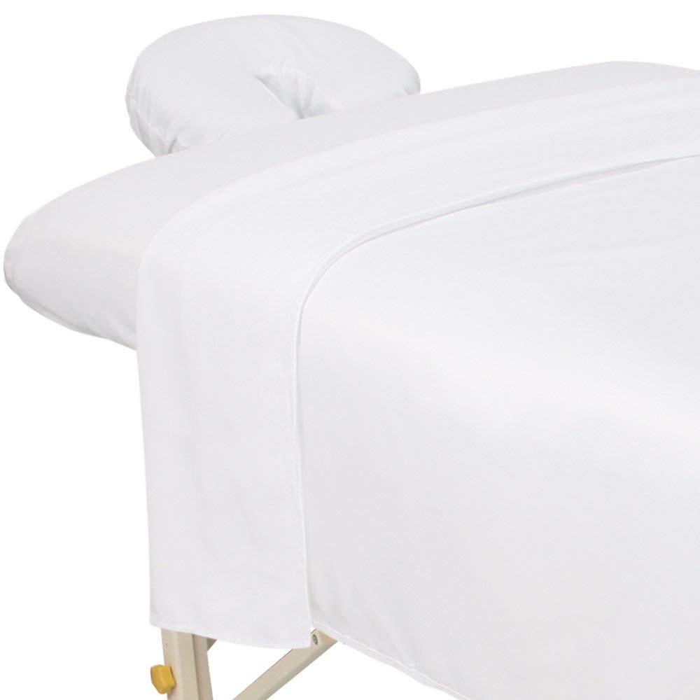 ForPro Professional Collection Premium Microfiber 3-Piece Massage Sheet Set, ...