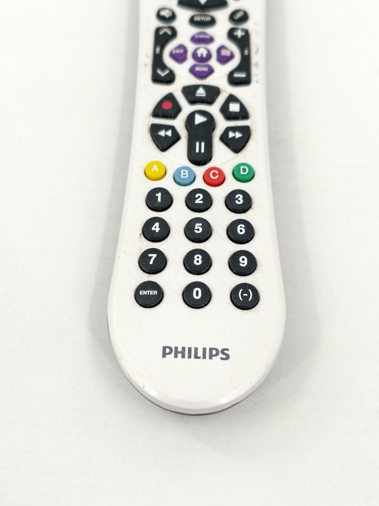 Philips SRP4222P/27 Remote Control White Wireless Replacement Universal Remote