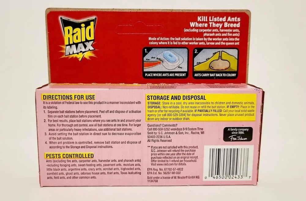 Raid Max 2 Count Liquid Ant Baits 6 Count