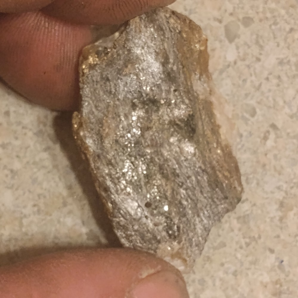 Native Gold and Platinum in quartz specimen