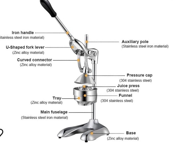 Citrus juicer, Bar up,