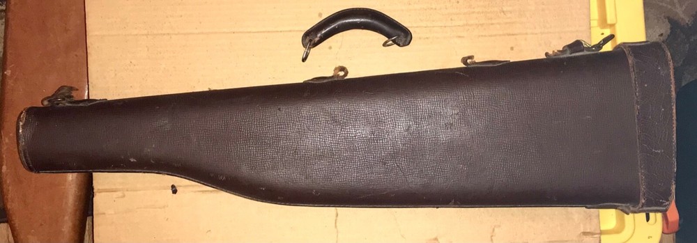Vintage Hard Leather Gun Case 2414 30