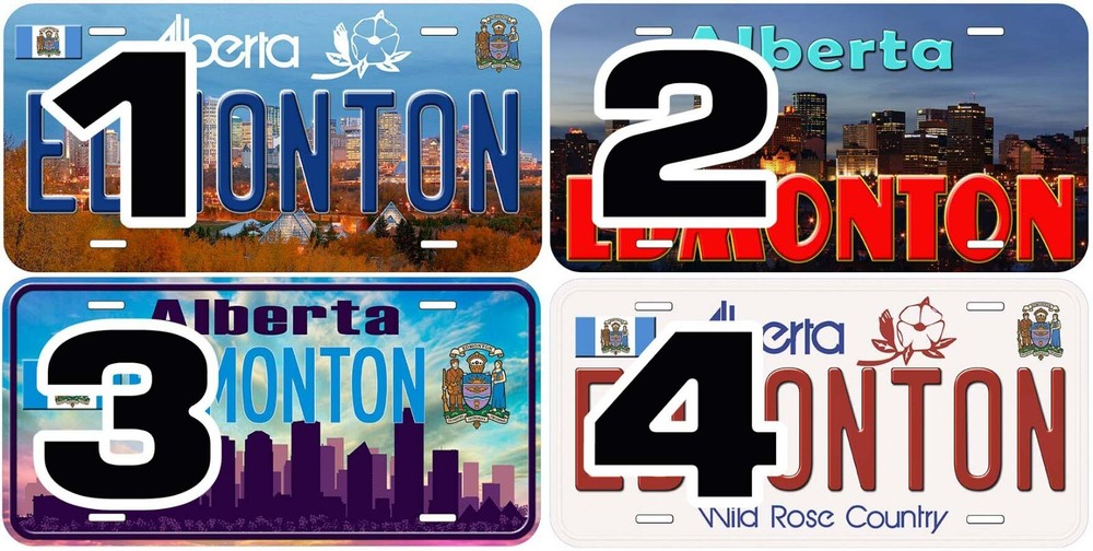 Edmonton Canada Novelty Car License Plate