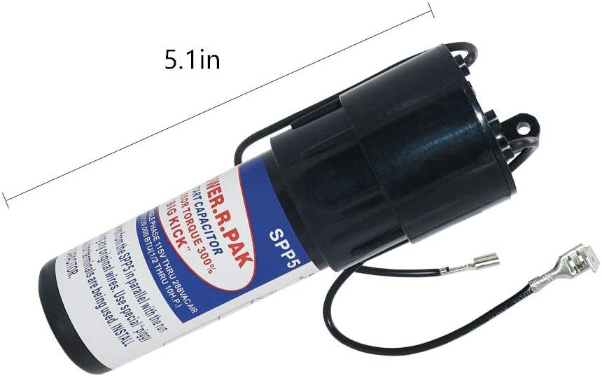 4 Pack SPP5 Hard Start Capacitor Relay Replacement 115-288V AC