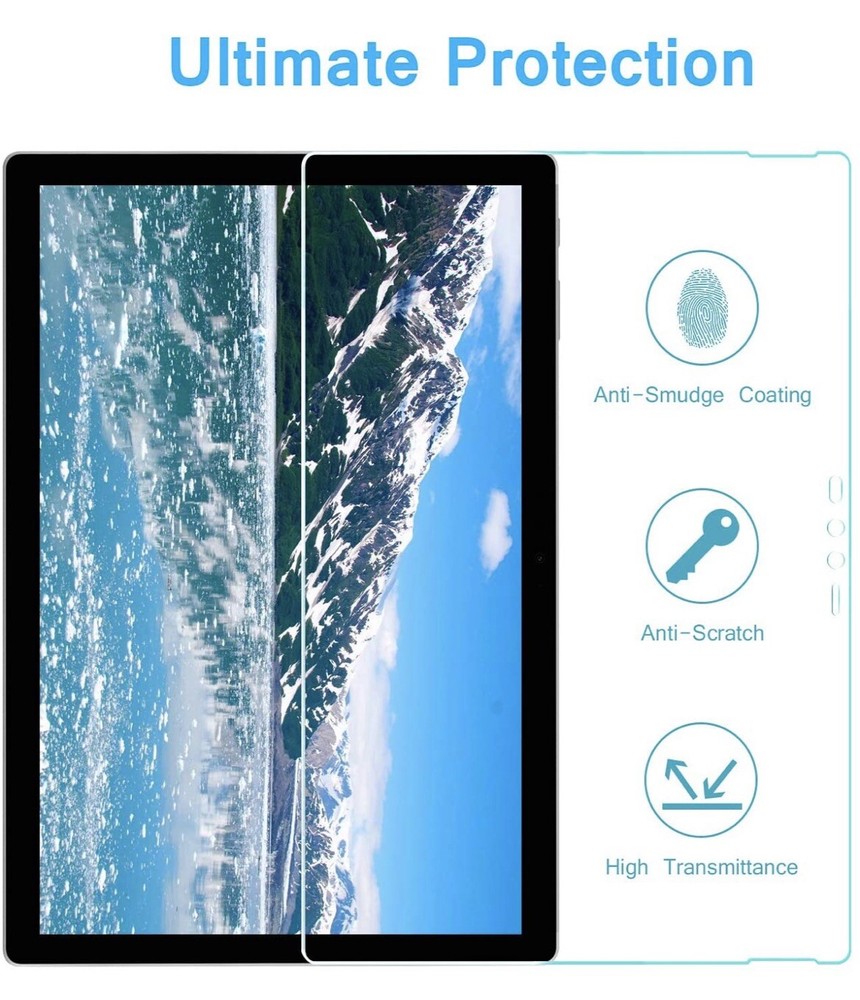 adeway tempered glass screen protector for surface book 2 13.5inch 2pack