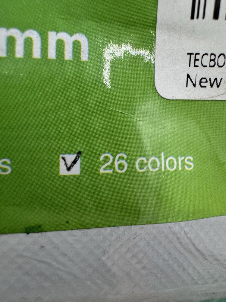 Tecboss PLA Filament 1.75 3D Pens/Printer 25 Colors NOS
