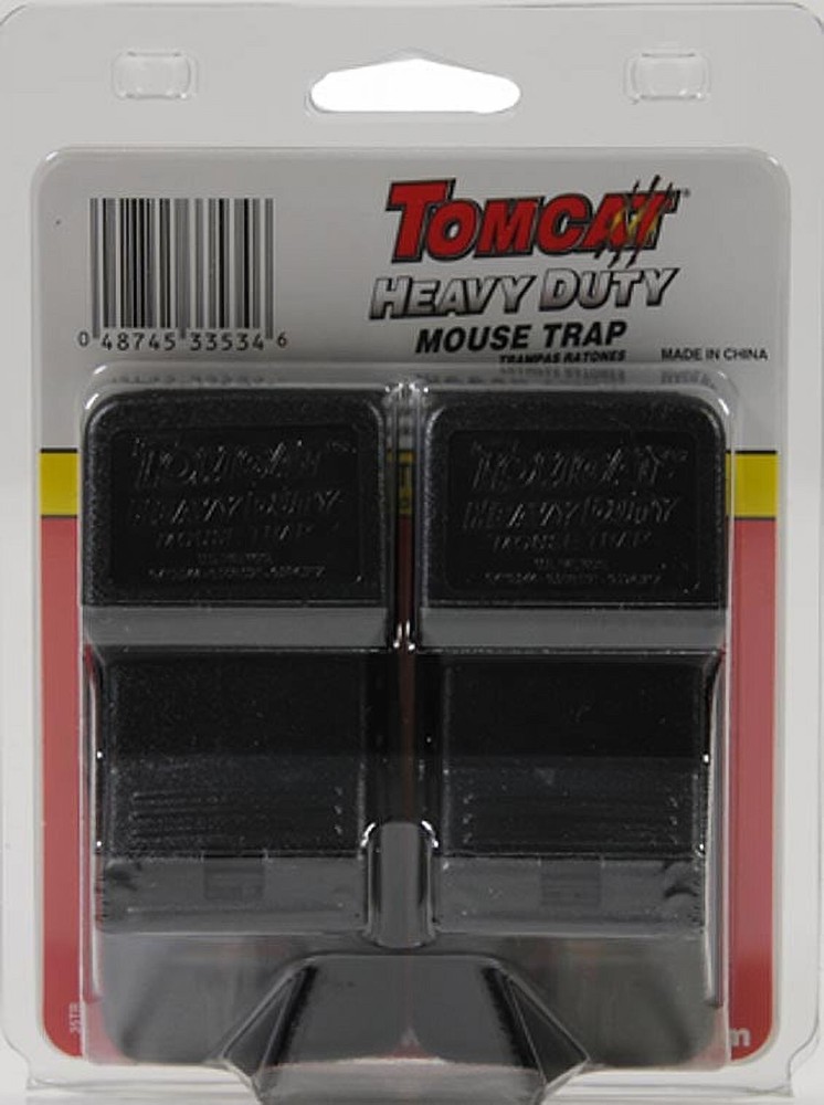 Tomcat Heavy Duty Mouse Traps 2 Pack Black by Tomcat