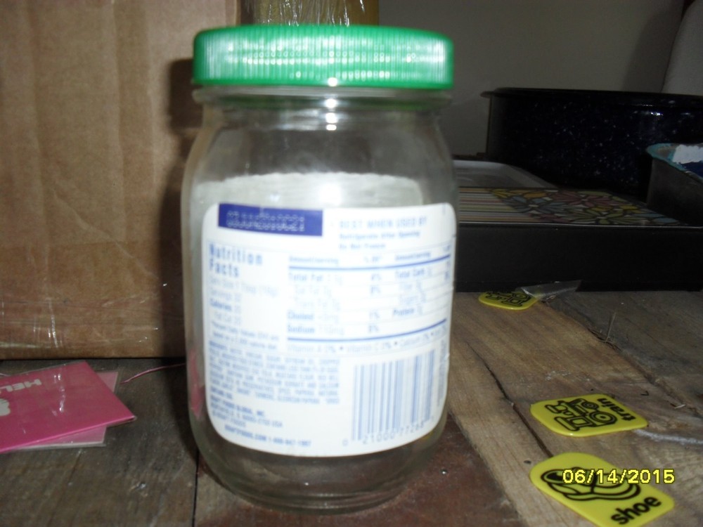Kraft Glass Sandwich Spread Jar with Lid