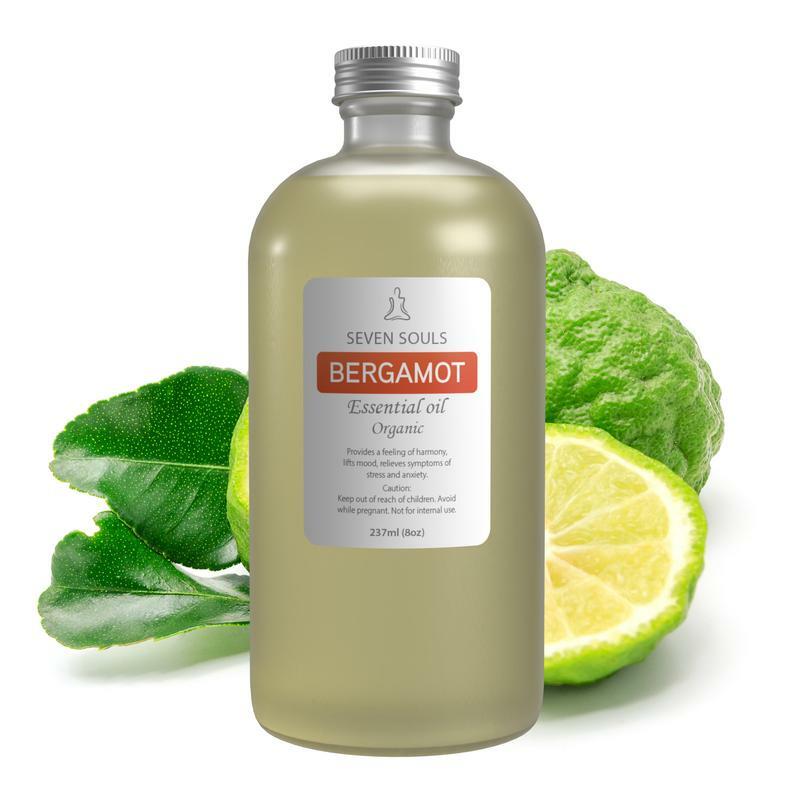 BERGAMOT Organic Essential Oil - BULK 8OZ