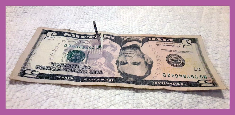 Mint Error Five Dollar Bill (Includes Video)