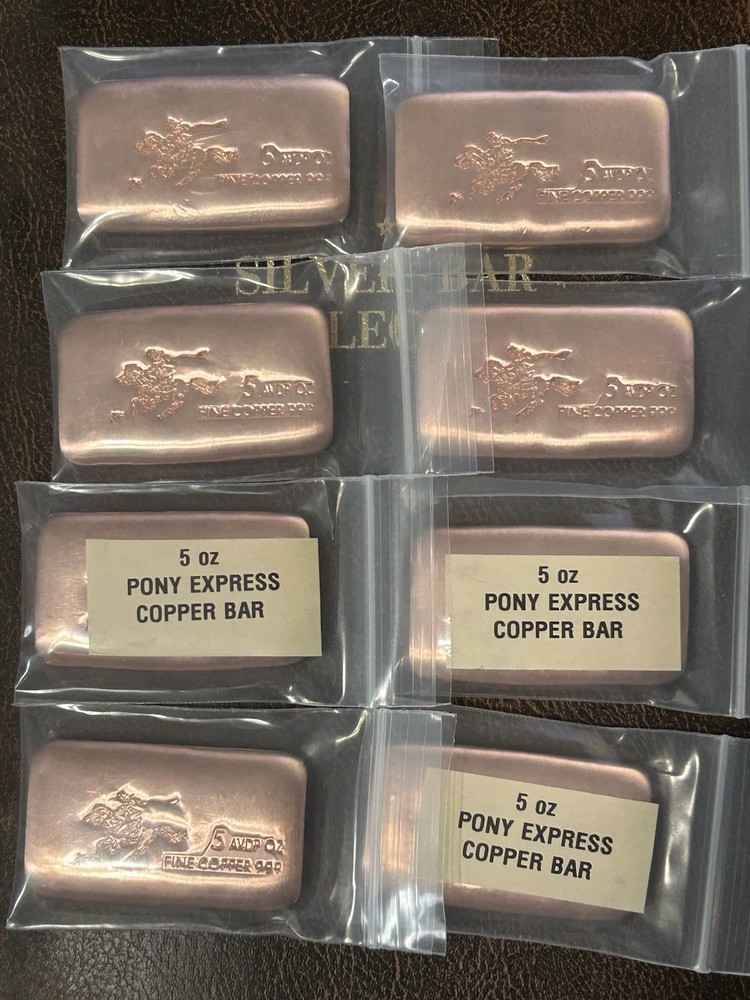 5 oz SilverTowne Pony Copper Bar