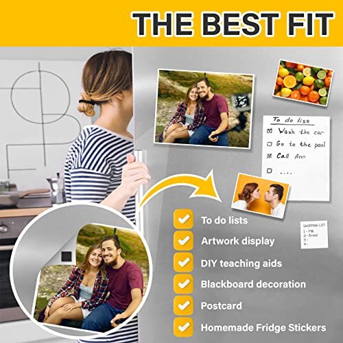 Magnet Strips with Adhesive Backing - Flat Thin Magnetic Tape for Crafts - Tools