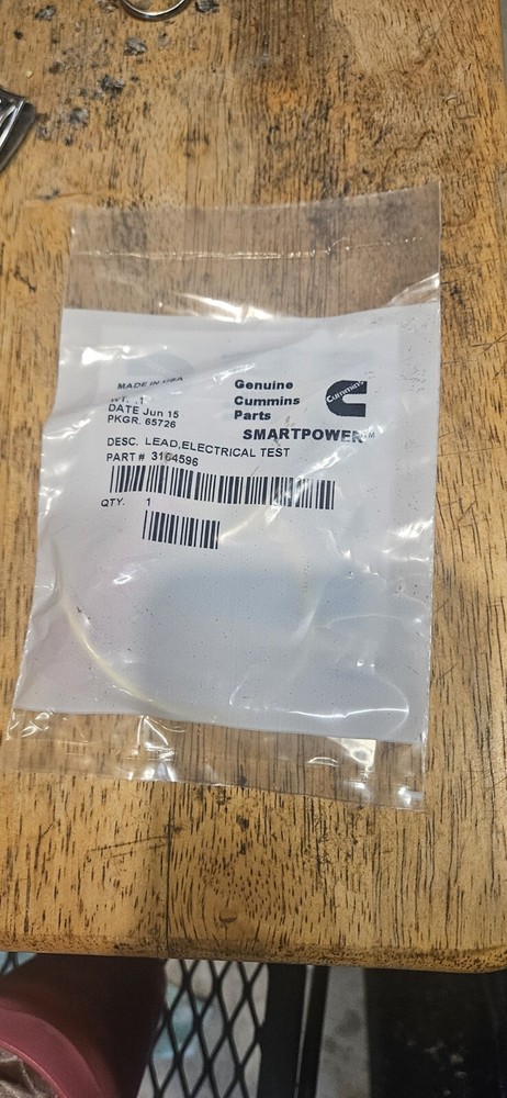 CUMMINS LEAD,ELECTRICAL TEST 3164596