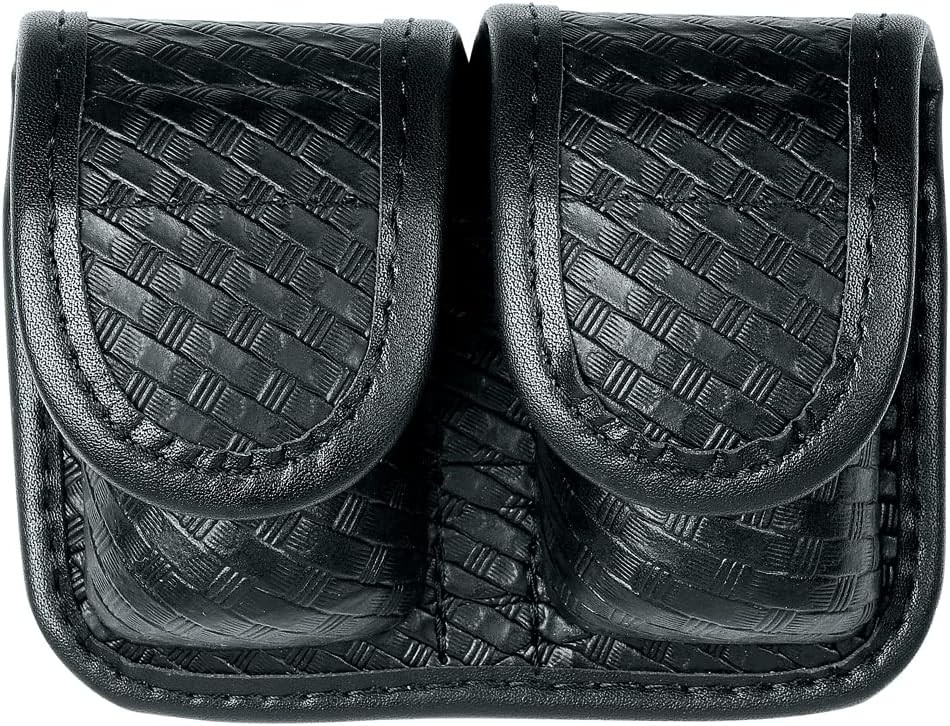 TAFTACFR Double Speed Loader Pouch Tactical Speedloader Basketweave