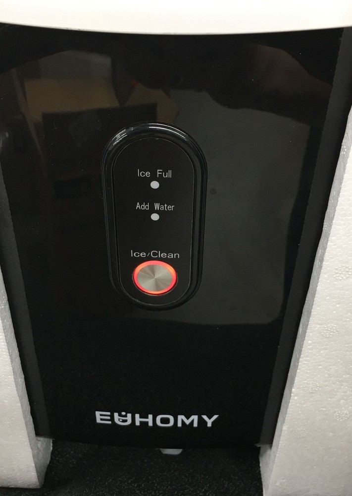 OPEN BOX Euhomy Nugget Ice Maker Black Model IM-12S LNIOB