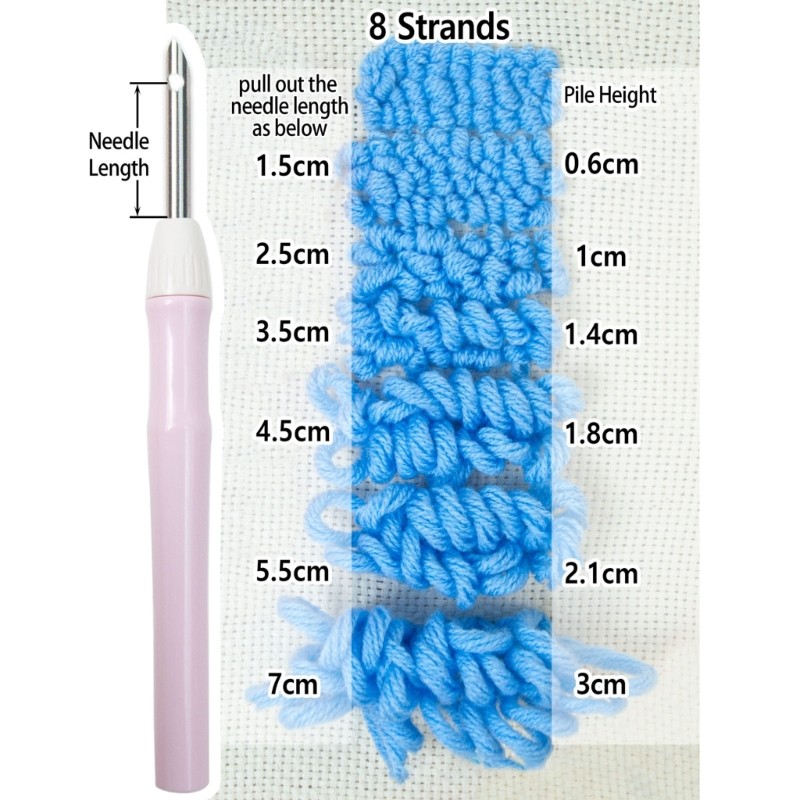 Ergonomic Handle Embroidery Pen Adjustable Needle Crafting Sewing Accessory