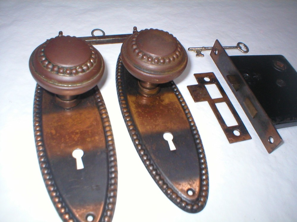 Antique Victorian Era Door Hardware