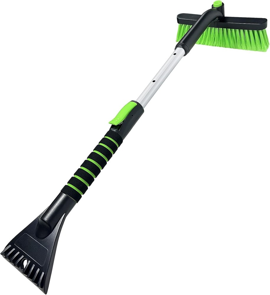 Lightweight Extendable Snow Brush and Ice Scraper – Compact and Easy Storage
