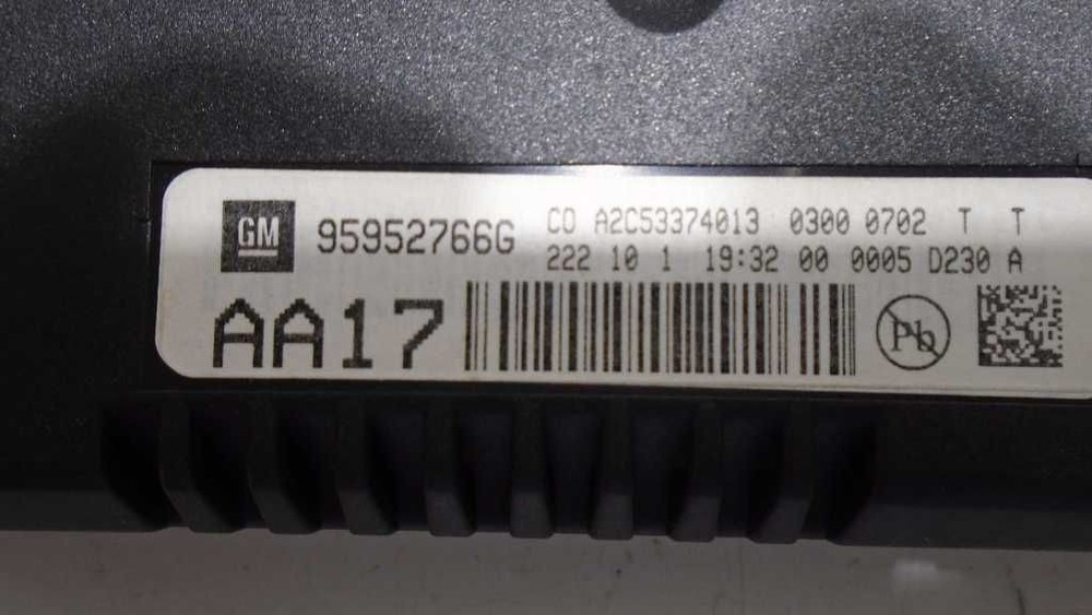 DISPLAY SCREEN DASH LOWER LS FITS 10-15 EQUINOX 590897