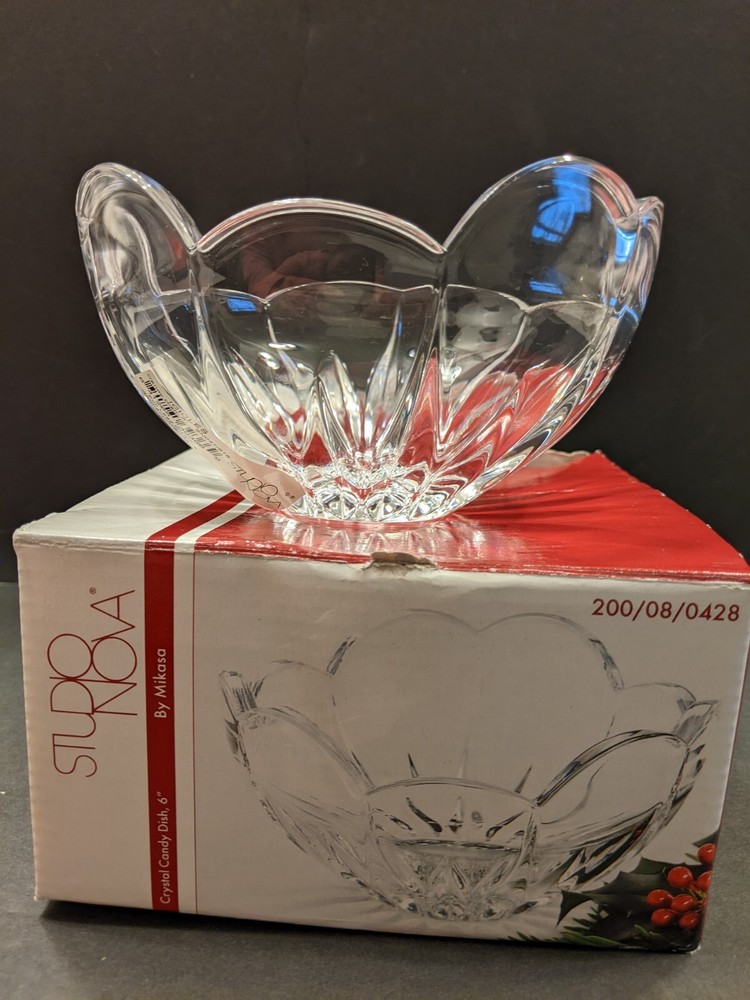 Studio Nova Icicles Crystal Candy Dish 6"