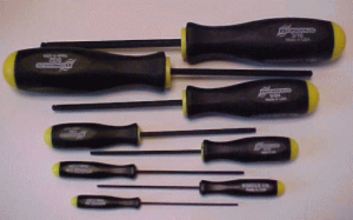 SAE Ball Driver Set of 8 with "ProHold" Button Technology