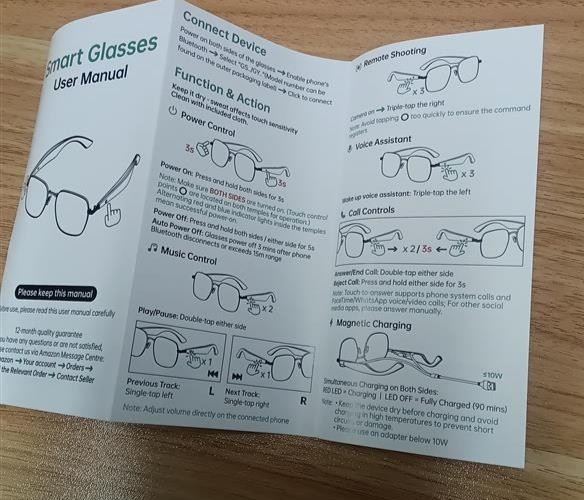 Smart Glasses Model GS-02