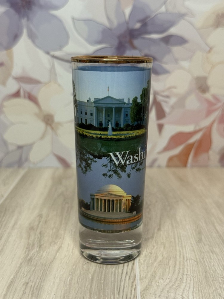 Washington DC Monuments Shot Glass