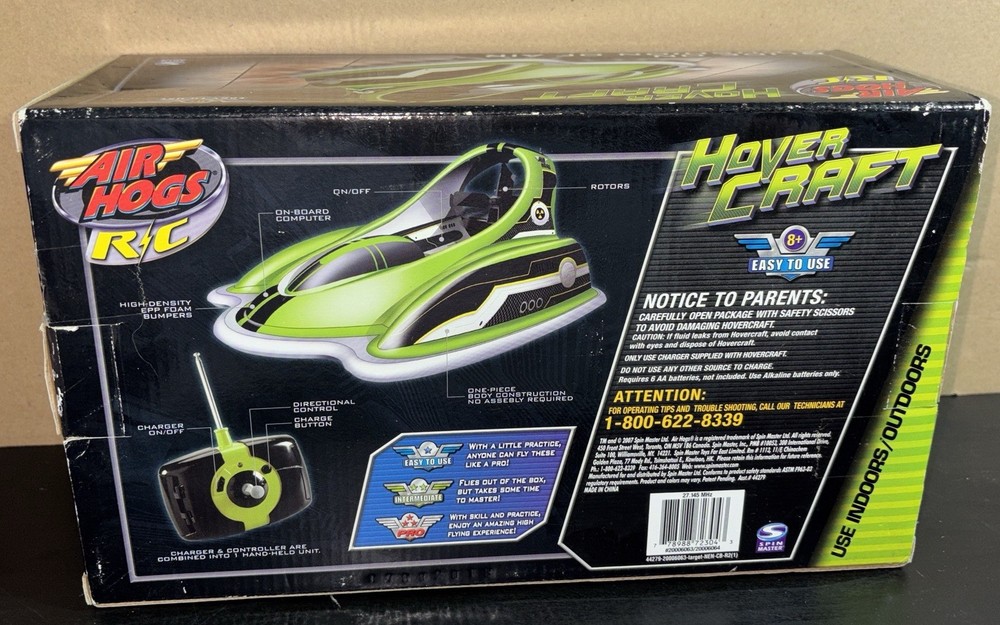 VTG - Air Hogs Hover Craft (Yellow) 2007, RC - NIB