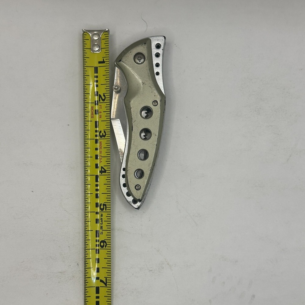 VINTAGE Imported Serrated Folding Knife
