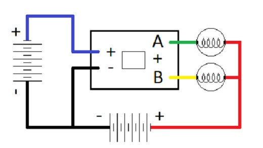 DC Dual Flasher Circuit