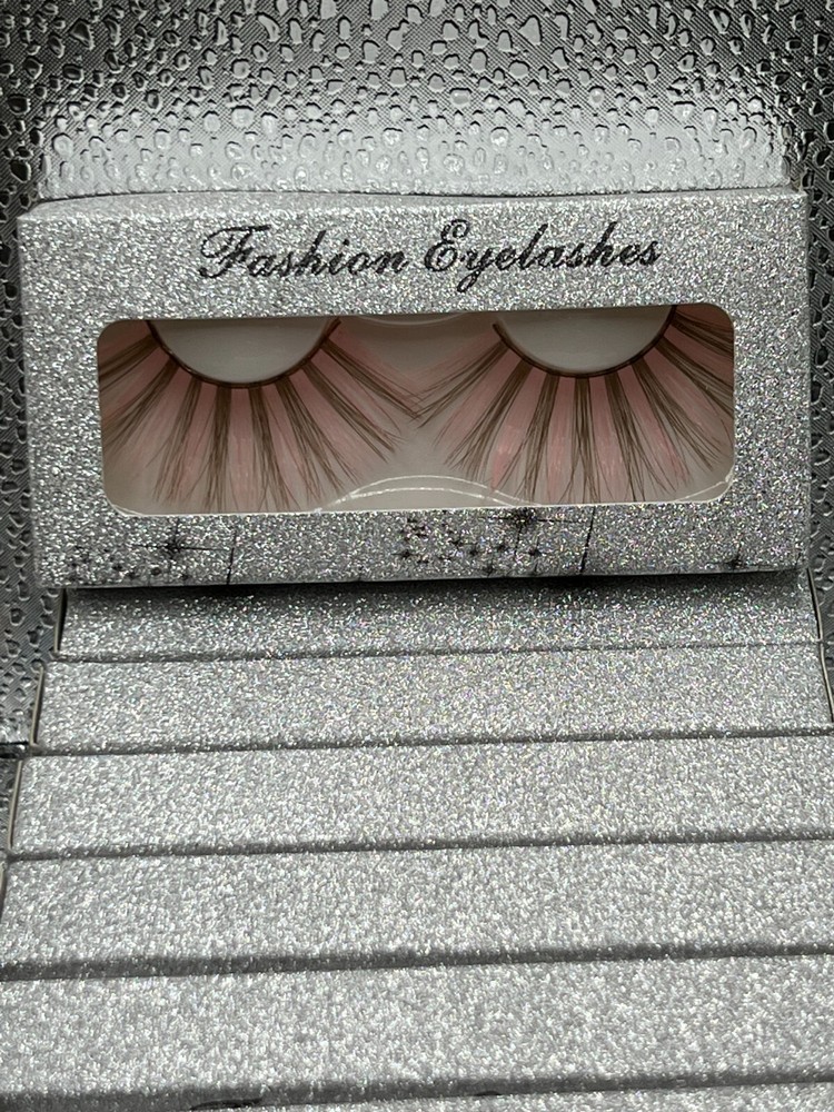 # 3 boxes LONG 3D SYNTHETIC HANDMAD COLORFUL EYELASH