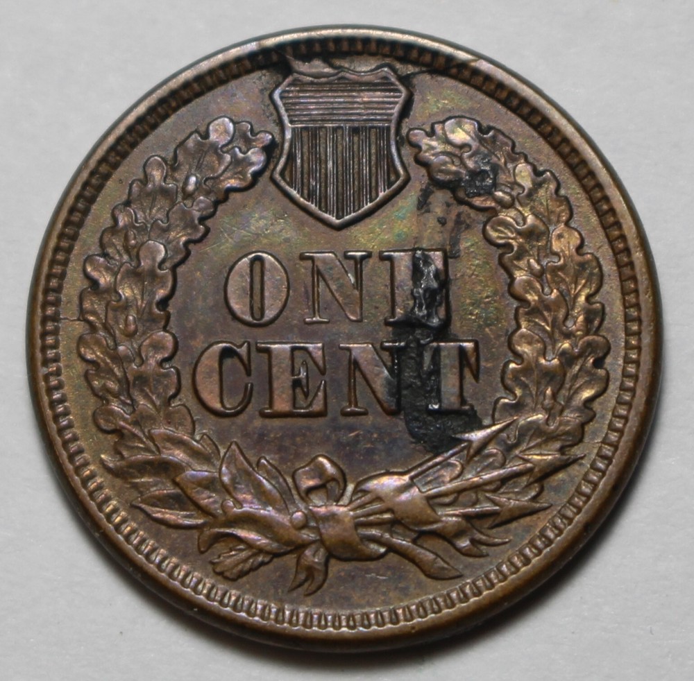 1865 Indian Head Cent DU753