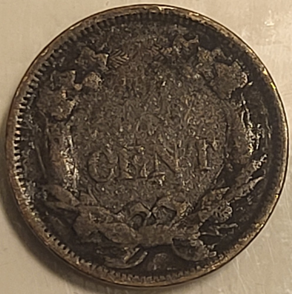 1858 Flying Eagle Cent! Great Condition Obverse! Small Letters!