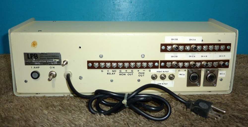 LPB S-9B Broadcast Mixer Console