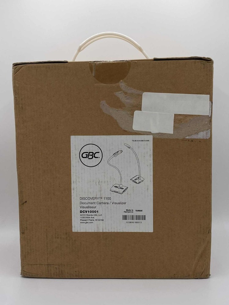 NEW GBC Discovery 1100 Document Camera / Visualizer DCV10001