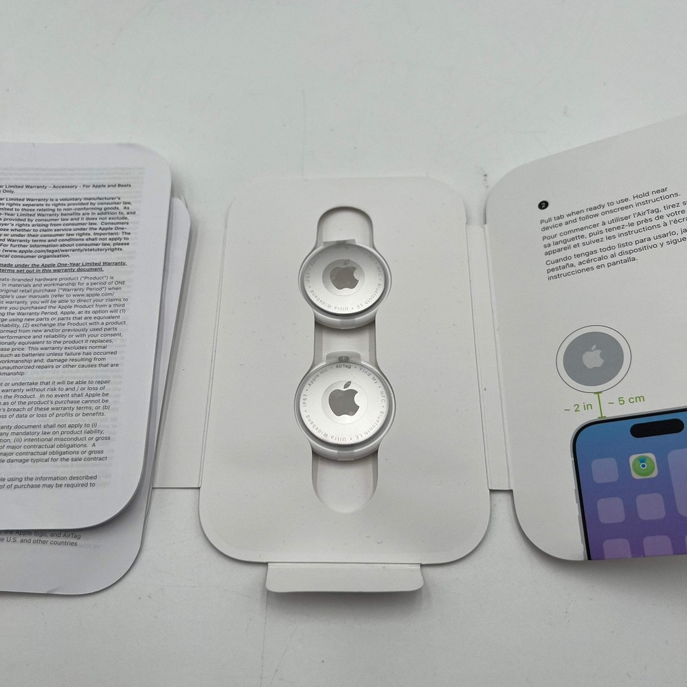 Apple AirTag MX542LL/A Pack of 2